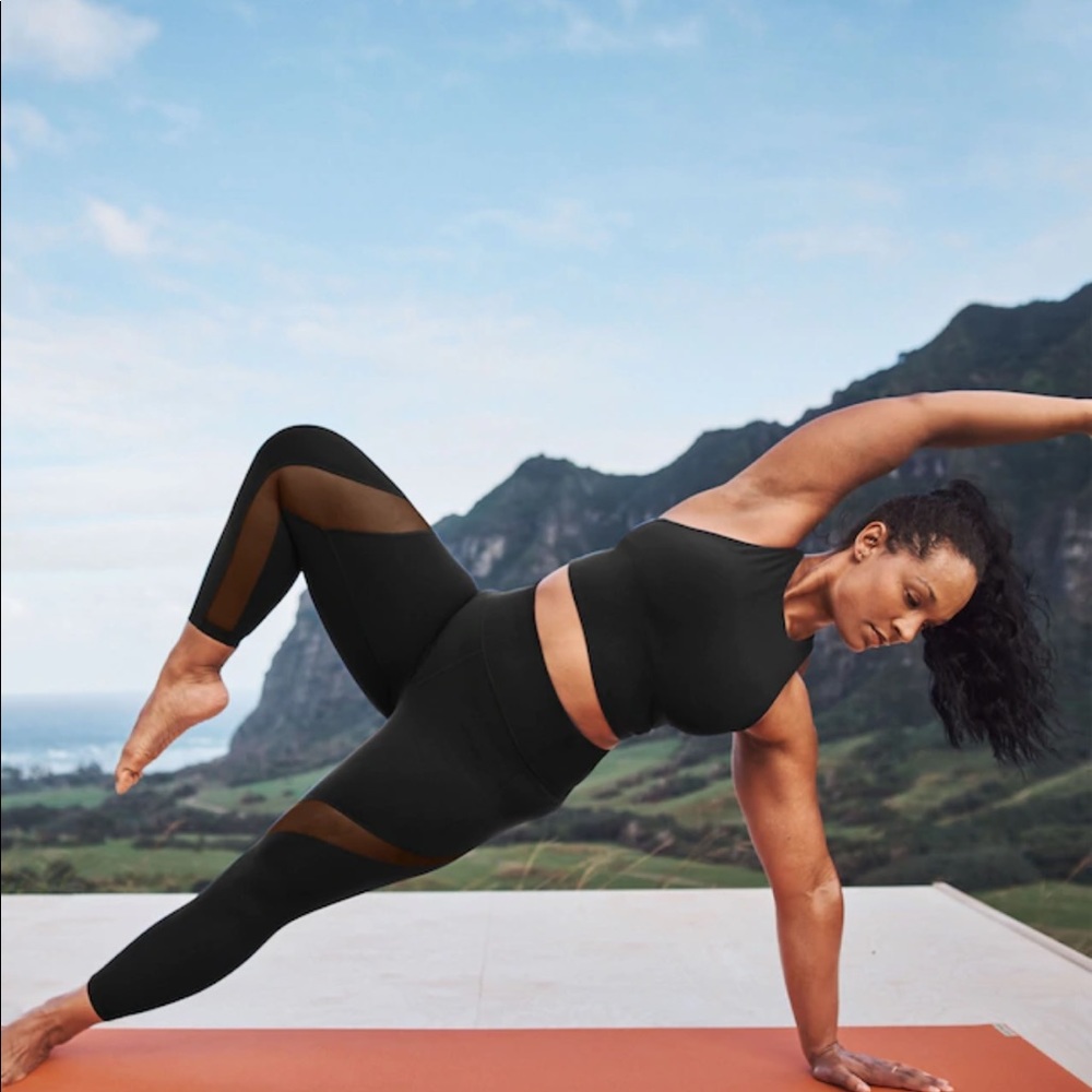 Athleta inspired black leggings